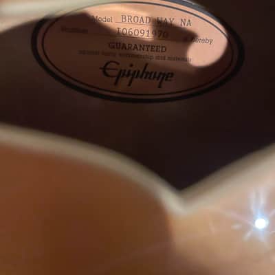 Epiphone Broadway 2006 - Blonde image 7