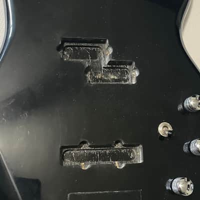 1980's Overseas Kramer Striker 700st Black 4 String Semi Loaded Electric Bass Guitar Body image 6