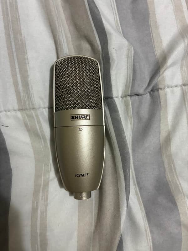 Shure KSM27 Large Diaphragm Cardioid Condenser Microphone 2000s - Champagne image 1