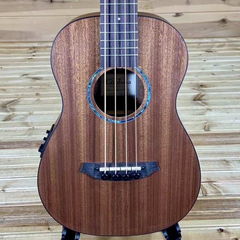 Cordoba Mini II MH-E Acoustic Bass - Mahogany image 1