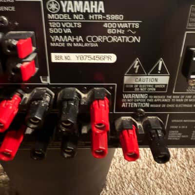 Yamaha HTR‑5960 Natural Sound AV Receiver – Tested & Working – Includes 3rd‑Party Remote image 5