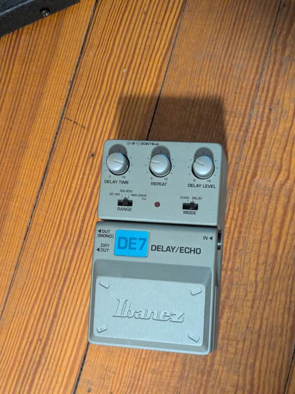 Vintage Ibanez DE7 Delay / Echo Pedal (Tone-Lok Series) image 1