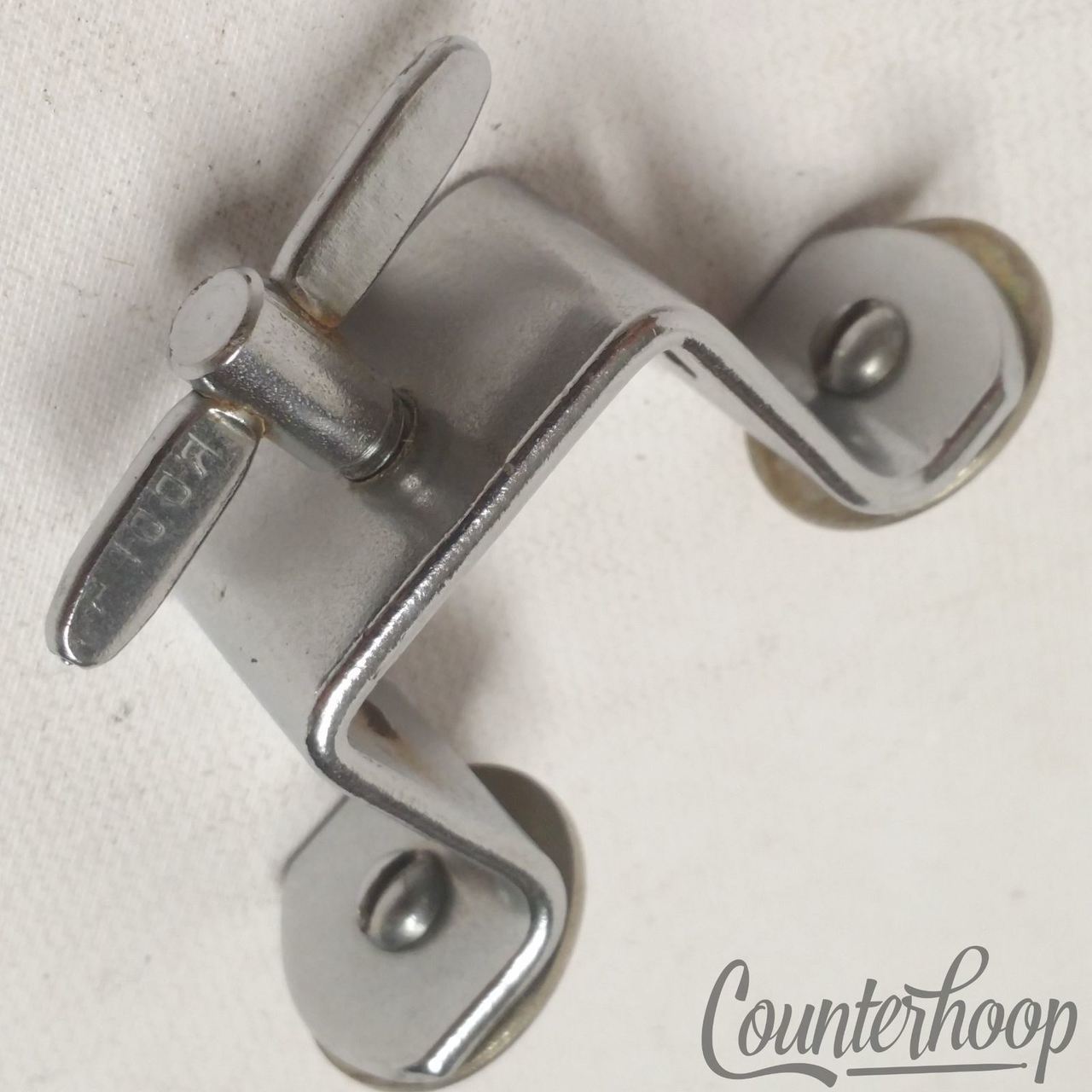 Rogers Floor Tom Leg Mount Bracket Straight Cleveland Holiday Vintage 50s-60s — main photograph