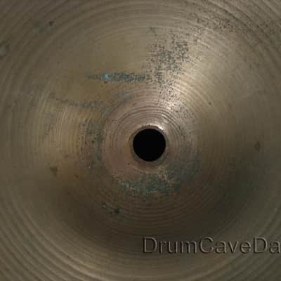 14" VINTAGE ZILDJIAN NEW BEAT HI HAT CYMBALS, HOLLOW LOGO, DEMO VIDEO! image 14