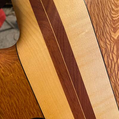 Tobias 5 String Tiger Wood Bass 1994 - Natural with Original Case! image 10