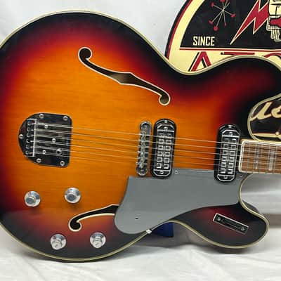 Welson 1960s DS2 Vintage Hollow Body Electric Guitar image 2