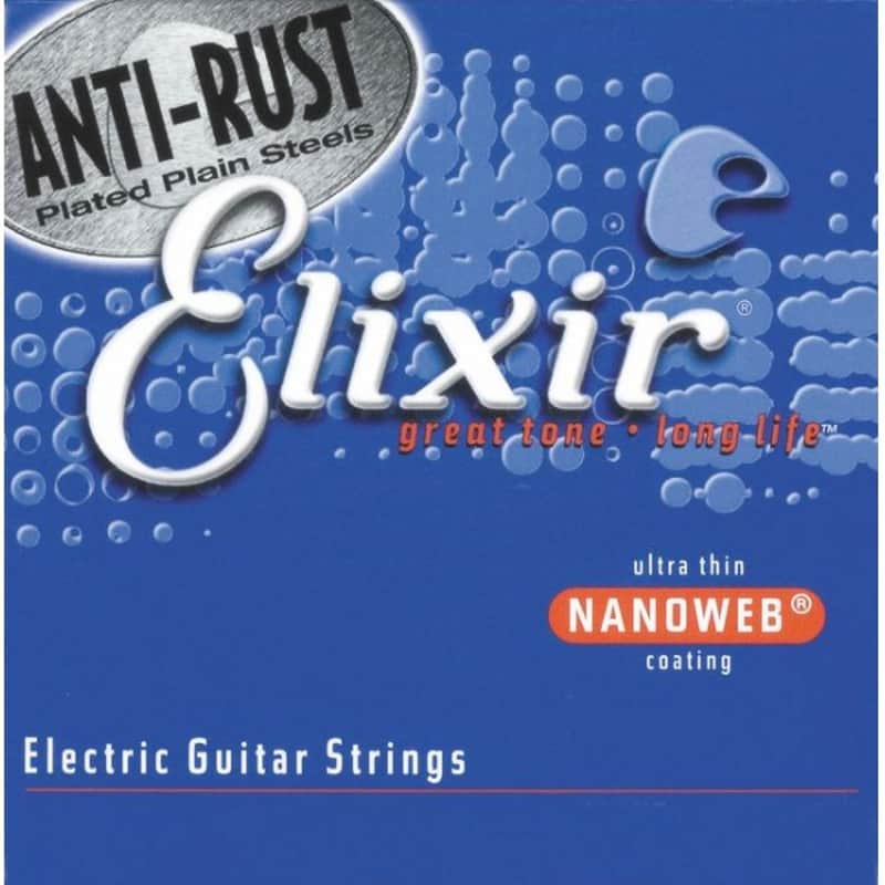 ELIXIR 12002 Nanoweb Electric Super Light 009-042 Anti Rust Plain Steel. Saiten für E-Gitarre. image 1
