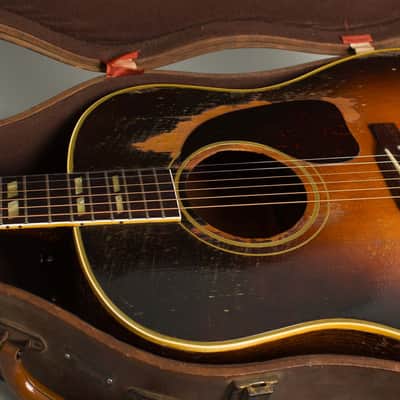 Gibson SJ Southern Jumbo Flat Top Acoustic Guitar (1954), ser. #X51*9-89, original brown hard shell case. image 15