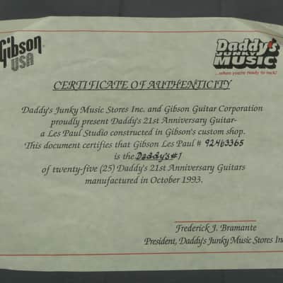 Gibson Les Paul Studio Custom Shop Limited Edition 1 of 25 1993 Red image 11