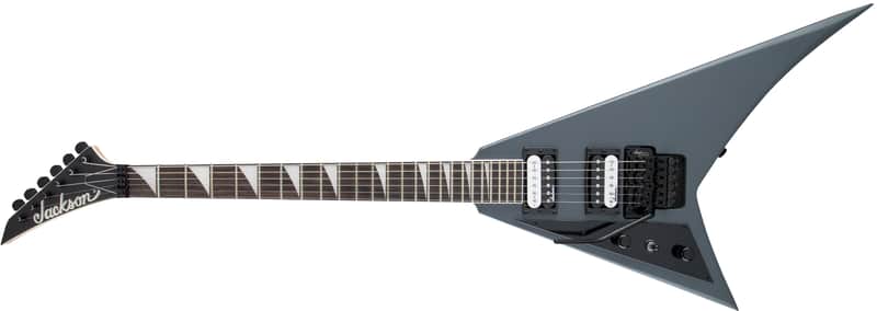 Jackson JS32 Rhoads Left Handed Satin Gray Electric Guitar, Amaranth Fretboard image 1