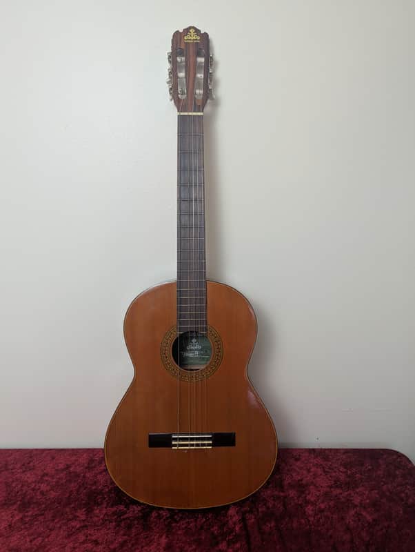 Kiso Suzuki Takeharu Yamamoto G-85 1974 Acoustic Classical Guitar MIJ Japan Cedar Mahogany Japanese Classical image 1