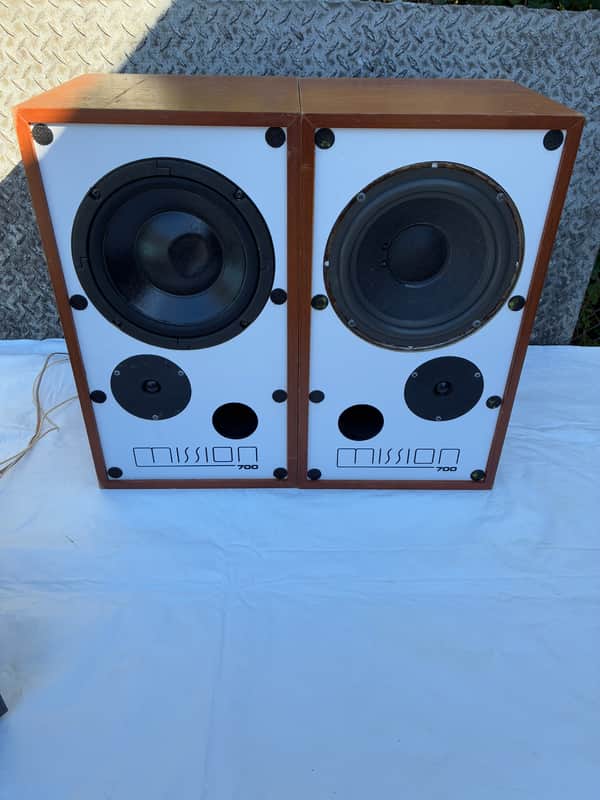 Pair Of Mission 700 Bookshelf Speakers Speaker System FREE SHIPPING image 1