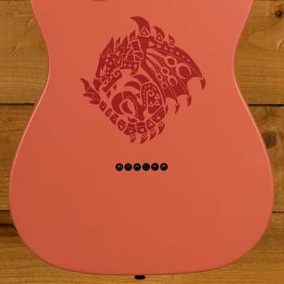Fender Monster Hunter Rathalos Telecaster - Rosewood - Rathalos Red image 4