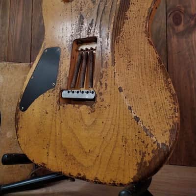 #202625 :: Baldman's Relic Telecaster H/H Custom set in Heavy Relic Butterscotch Blonde nitro finish :: Aged Roadworn image 20