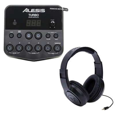 Alesis Turbo Electronic Drum Module Bundle with Samson SR350 Stereo Headphone image 1
