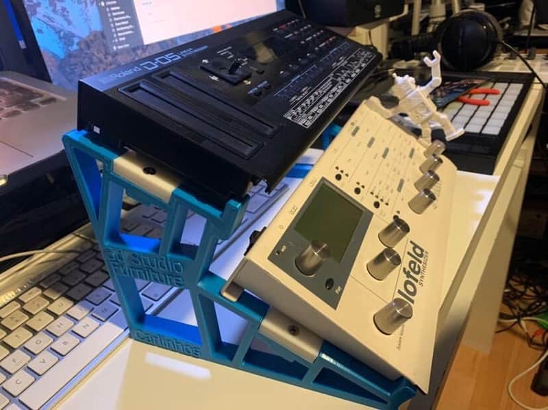 Stand Roland D05 Boutique Series & Waldorf Blofeld Stand Custom - Black image 1