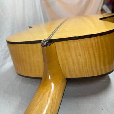 Sigma Guitars STB-ME Acoustic-Electric Bass with Case - MIK Made In Korea 1992 - Natural image 24