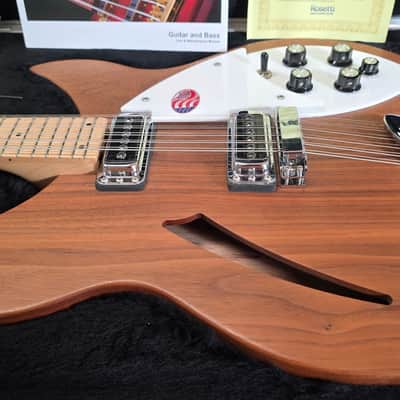 Rickenbacker 330/12 Walnut BRAND NEW NOS 2014 American USA Twelve 12 String 330 Electric Guitar image 5