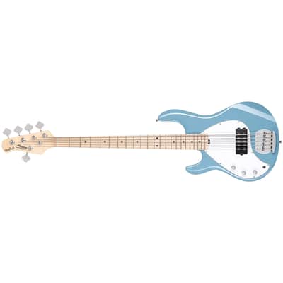 StingRay RAY5 Left-Handed Chopper Blue Sterling by Music Man image 2