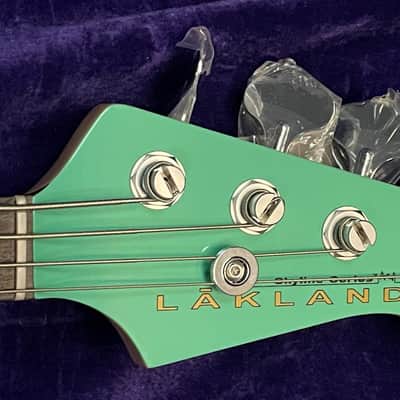 Lakland Skyline 44-64 Custom, Seafoam Green w/ Rosewood *1.5" Nut / Thin Neck Specs *IN STOCK* image 3