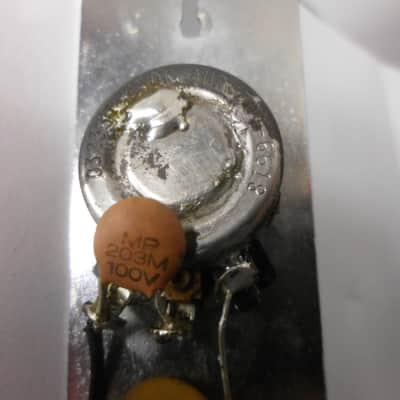 1966 Telecaster P Bass Jazz Precision 250K pots Cap & Treble Bleed Harness image 3