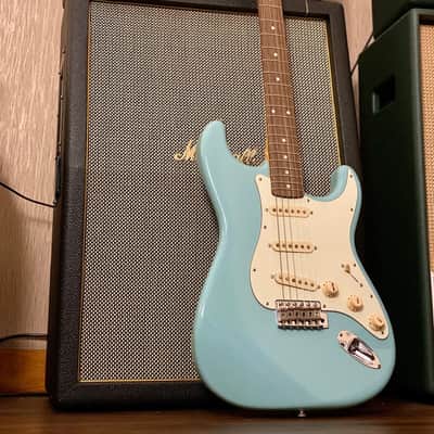 Tokai  TST-50 SOB/R Goldstar Sound Vintage Series Japan in Sonic Blue with Hardshell Case image 4