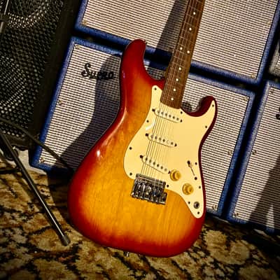 Fender 1984 Standard Stratocaster 2 knob ‘Dan Smith’ - Sienna burst image 1