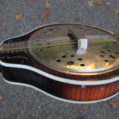 RARE Vintage '30s Harmony Faux Resonator Mandolin ! GREAT CONVERSION POTENTIAL!! image 5