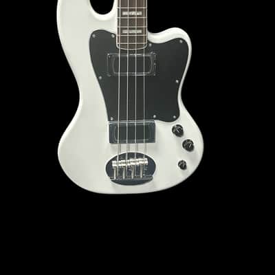 Lakland Skyline Decade Bass. White Gloss / Rosewood *In Stock* image 3