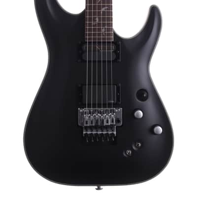 Schecter Damien Platinum 6 FR-S Sustainiac Electric Guitar Satin Black image 3
