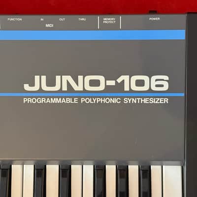 Roland Juno-106 61-Key Programmable Polyphonic Synthesizer 1984 - 1985 - Black image 4