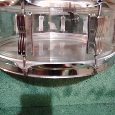 Ludwig Vistalite 14"(Diameter)x5"(Depth) Snare Drum 1970's - Clear Acrylic image 6