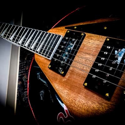 Jackson Randy Rhoads / Rhodes / Roads - Flying V 2026 - Natural Kona Wood Style image 14