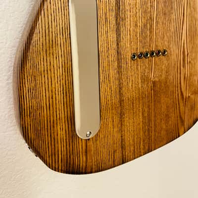 Partscaster Telecaster Roasted Ash Body HS Pickup One Piece Maple Neck 2026 - Roasted Clear image 17