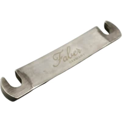 Faber TP-59P Faber TP-'59 Vintage Spec Pure ALU Stop Tailpiece, unplated! image 5