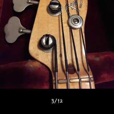 Original Fender Precision 1953 Black on Black image 10