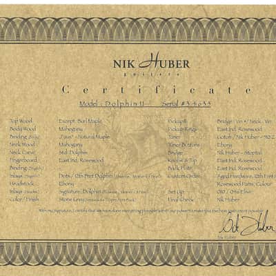 Nik Huber Dolphin II New from Authorized Dealer - Stone Grey image 9