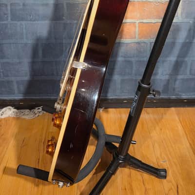 Cort CR250 VB Classic Rock Series Single Cutaway Flame Maple Top HH Vintage Burst image 14