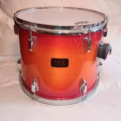 VEX RACK TOM 13" X 11" - SUNBURST LACQUER - FREE SHIP TO C-USA! image 1