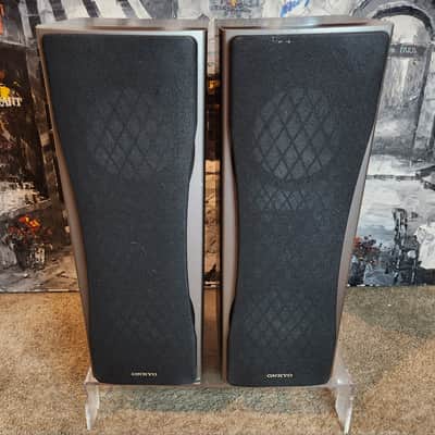 Onkyo Onkyo SKF-550F are wired, 3-way front/left-right satellite speakers 90s  - Black image 1