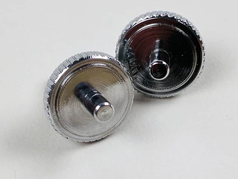 Gibson Genuine 70s/80s Gibson Thumb wheel's. NOS - Chrome image 1