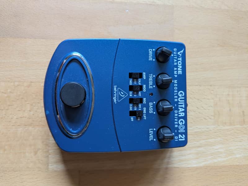 Behringer GDI21 Guitar Amp Modeler Preamp DI 2010s - Standard image 1