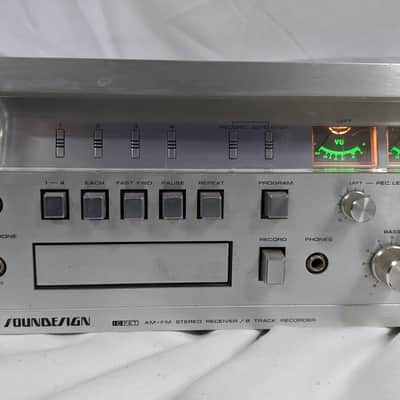 Vintage Soundesign AM/FM Stereo Receiver W/ 8 Track, Model: 5466, Japan image 6