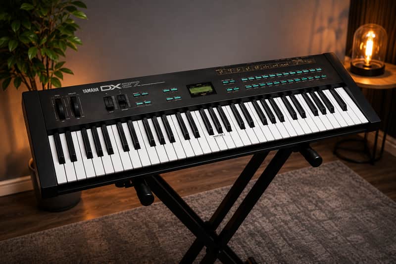 YAMAHA DX27 シンセサイザー 61鍵 Yamaha DX27 61-Key Digital Programmable Algorithm Synthesizer | Reverb