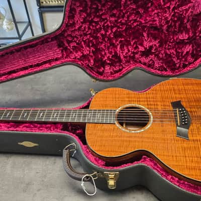 Taylor K-65 12 String 1 of 1 CUSTOM SHOP BTO Built-To-Order Left Hand LH Lefty Handed Presentation Flame Hawaiian Koa Masterbuilt Master Luthier Signed USA Built K65 American Jumbo Acoustic Guitar CASE QUEEN TIME CAPSULE! image 1