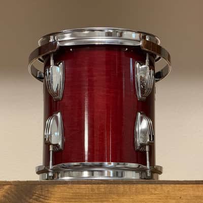 1990's Ludwig 8" Cherry Lacquer 9x8 Classic Maple Rack Tom image 4
