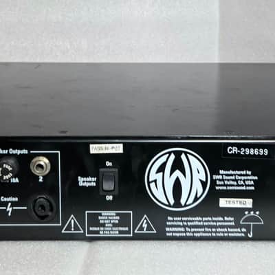 SWR 550X 550-watt Hybrid Rack Bass Guitar Amp Head image 3