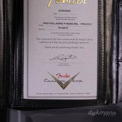 Fender Custom Shop Pino Palladino P-Bass image 15