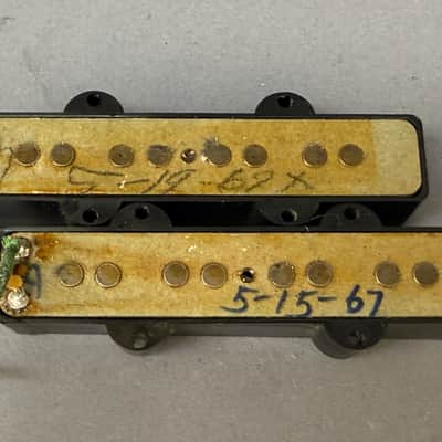 Fender Jazz Bass Pickup Set Complete 1967 image 2