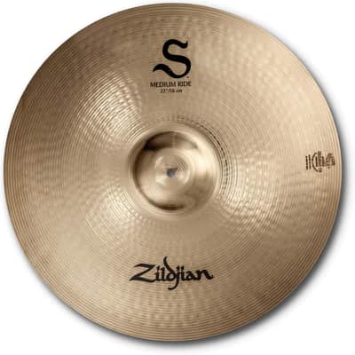 Zildjian 22" S Series Medium Ride Cymbal 2016 - Present - Brilliant image 1
